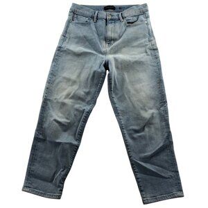 Banana Republic Womens Jeans Size 27  Light Blue High-Waisted Straight-Leg